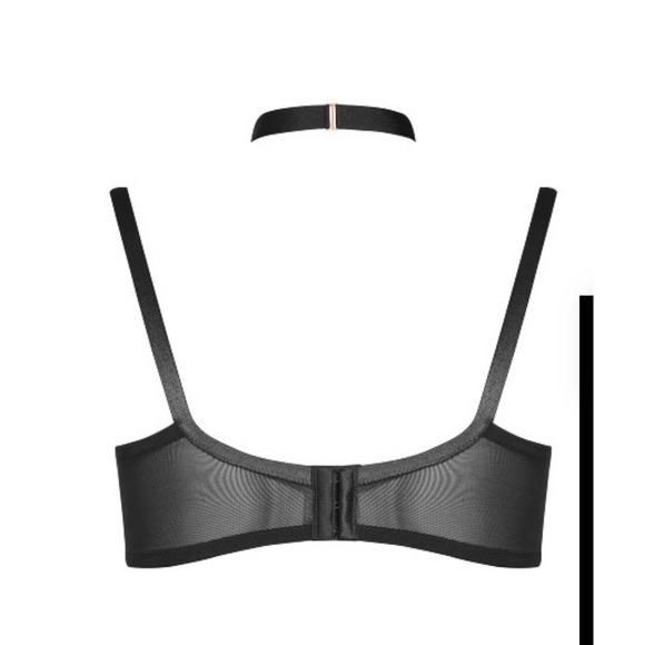 FOX & ROYAL Hollie Underwire Demi Bra - black sz 46 G/H - Picture 3 of 5